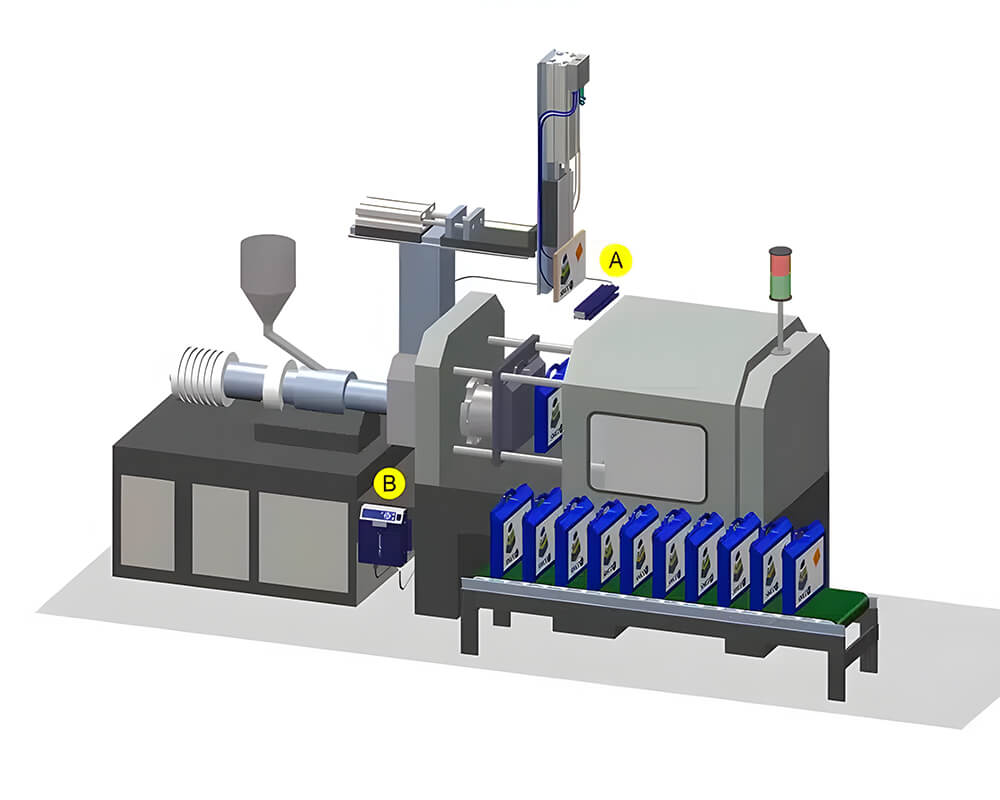 IML injection molding machine